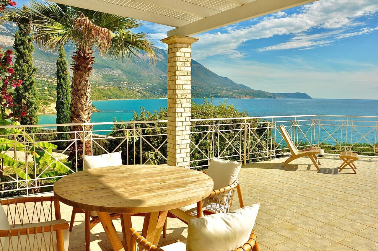 Stone Villa Kefaloniaprivatevillas Трапезаки Экстерьер фото
